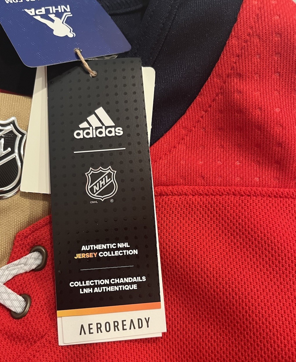 Adidas Florida Panthers Home Jonathan Huberdeau Authentic Jersey Men's Size 52 thumbnail 12
