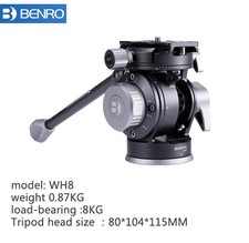 Benro WH8 Camera Telephoto Lens Bird Shooting Double Panorama Gimbal head