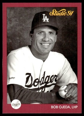 1991 Studio Bob Ojeda Los Angeles Dodgers #187