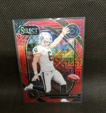AJ COLE /49 2024 SELECT CLUB LEVEL RED MOJO PRIZM RAIDERS 