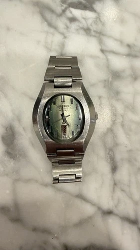 Vintage Seiko Lord Matic Automatic 23 Jewels 5606-5100 Japan Runs !!