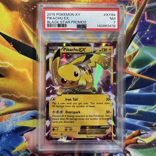 PSA 7 Pikachu EX XY84 2015 Pokémon TCG XY