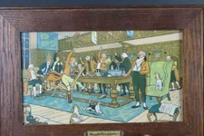 Antique Cecil Aldin “The Fallowfield Hunt – The Hunt Supper” (1900)