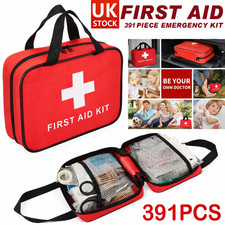391Pcs First Aid Kit, First Aid Kit MEDICAL EMERGENCY KIT. TRAVEL HOME CAR TAXI