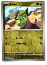 Axew Reverse Holo Common SV: Shrouded Fable 044/064 Near Mint Pokemon