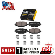 Rear Ceramic Brake Pad for 2012 2014 VW Routan 3.6L SE, SEL, Premium OE Spec