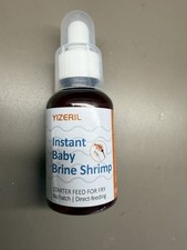 New Yizeril Instant Baby Brine Shrimp Fish Food Starter Feed No Hatch 1.69 Fl Oz