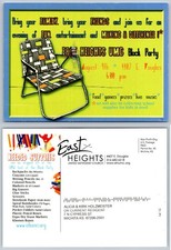 Wichita KS East Heights UMC Block Party Invitation Postcard School Supplies