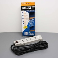 Tripp Lite 6 Right Angle Outlet Surge Protector Power Strip TLM626TEL15