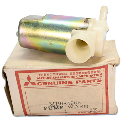 #ad #ad OEM Mitsubishi 1985 1988 Galant Lancer Montero Windshield Washer Pump MB084965 $32.56