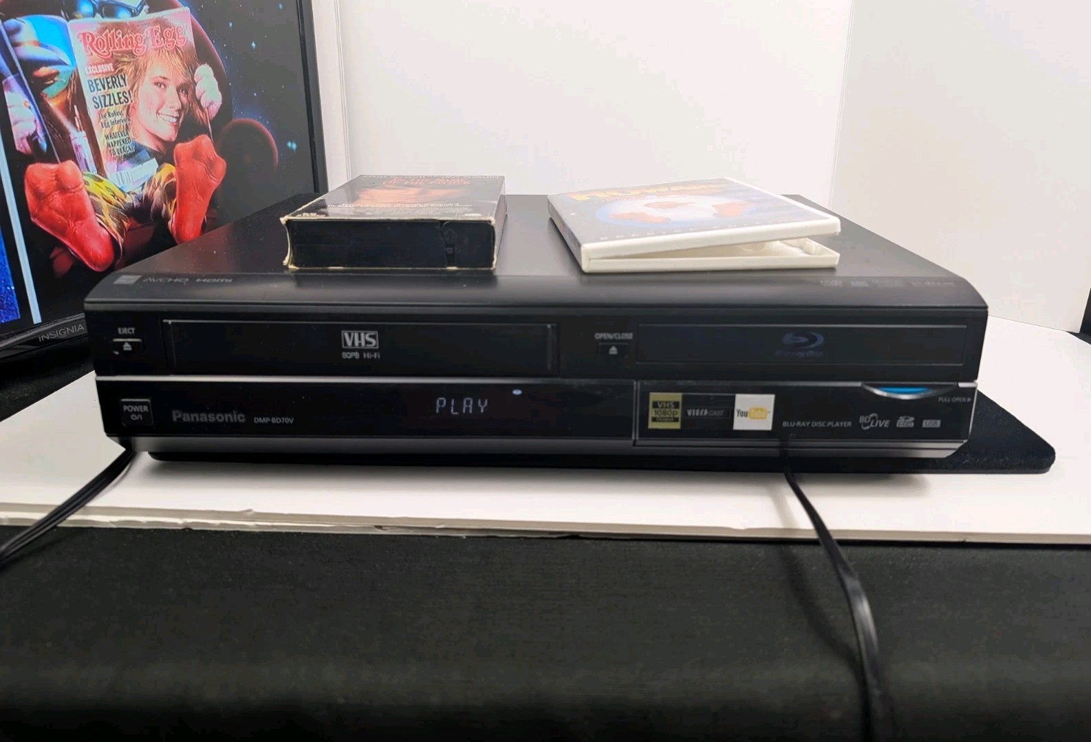 1080p Hdmi Vcr Dvd Tested W/ Power Cord