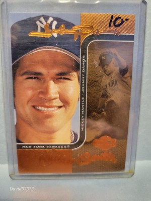 2006 Topps Co-Signers Changing Faces Mickey Mantle, J. Damon #47-B Gold /150