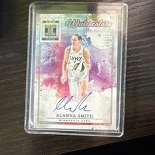 Panini Impeccable Watercolors Alanna Smith Autograph /99 Lynx 2025