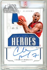 Charles Barkley 2018-19 Panini NT Hometown Heroes Autograph Card #HH-CBK 05/25