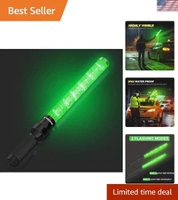 Traffic Wand LED Safety Baton 21 Inch with Flashing Modes for Traffic Control