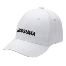 Baby Baseball Cap UPF 50 Toddler Adjustable Cotton Hat for 2-6 Years White
