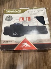 New High Sierra Snowboard 2 Piece Combo Sleeve And Boot Bag Combo In Black