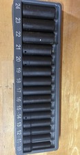 Snap On 15 Piece Deep Impact Socket Set- Metric