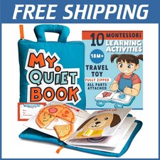 Soft Busy Book for Toddlers 1-3 - All Parts Attached