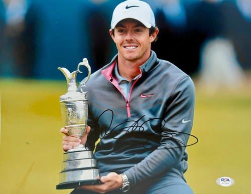 Rory McIlroy Signed Autographed Signed 11x14 Photo British Open PSA