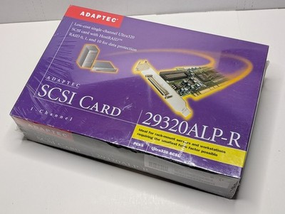 Adaptec Single-Channel PCI-X Ultra320 SCSI Card w/ HostRAID | 29320ALP-R, (NIB)
