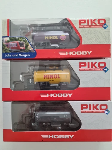 3x Piko Kesselwagen - Set DR H0 1:87