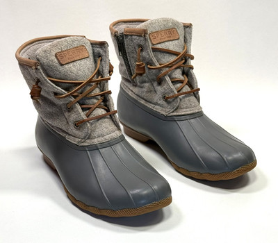 Sperry Saltwater Duck Rain Boots Wool 3M Thinsulate Water