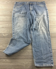 Carhartt Relaxed Fit Carpenter Jeans Denim Blue Mens Medium Wash Denim