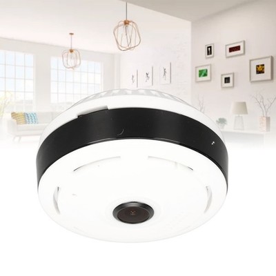 Fisheye 360 Degree Panoramic Webcam Wifi Wireless Camera Night Motion