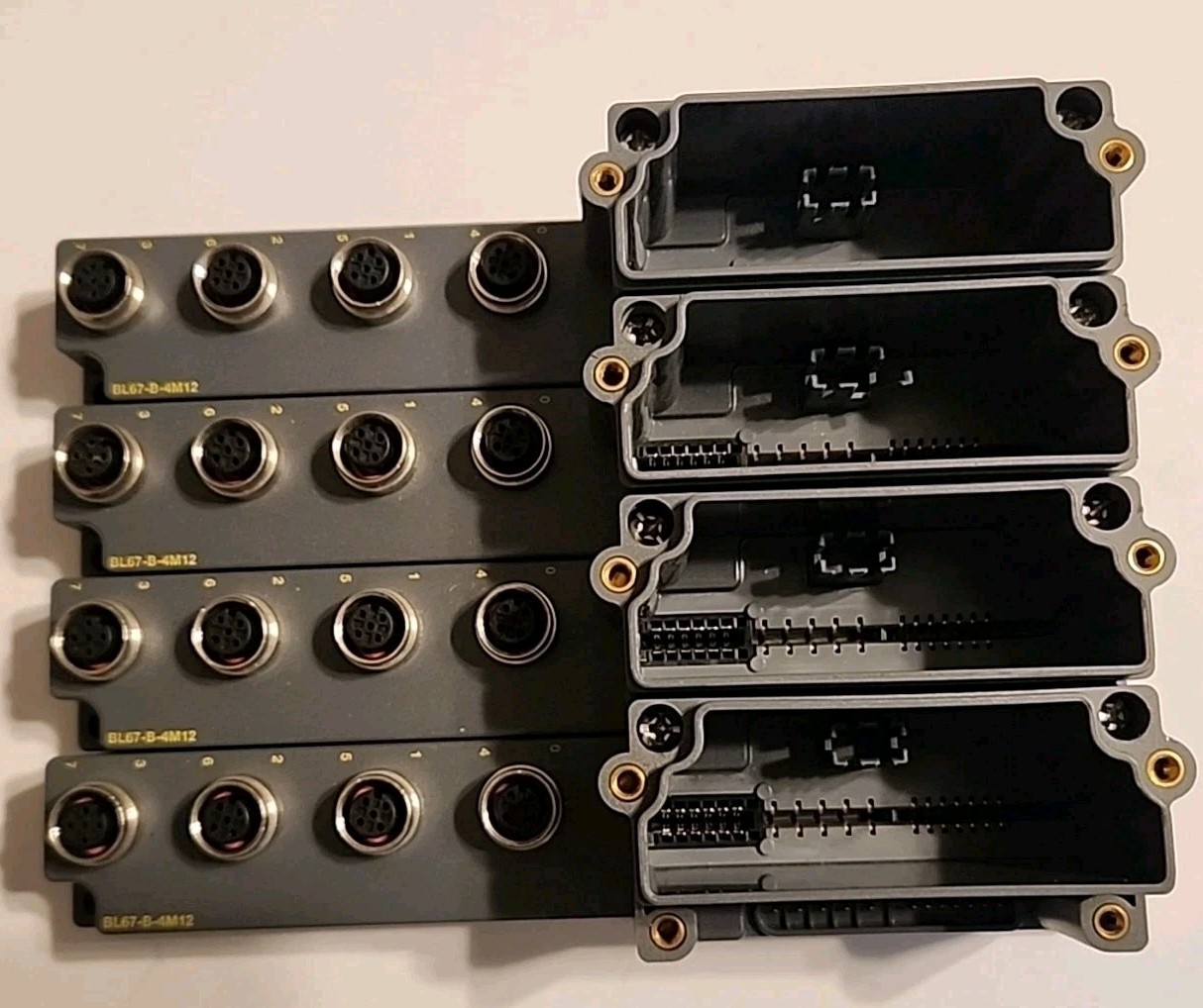 (4) TURCK BL67-B-4M12 Base Module I/O - Free Shipping