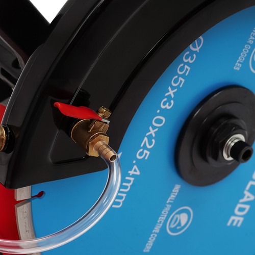 14" Wet / Dry Electric Cut Off Saw Concrete Saw Cutter Rolling Pulley Water Line - Picture 12 of 16