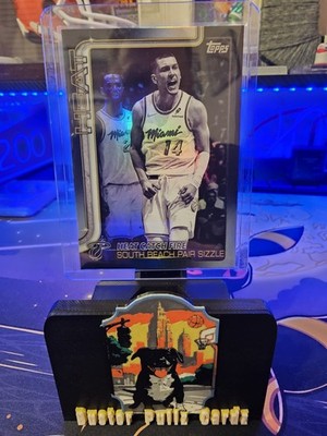 2025-26 Topps Basketball Miami Heat Catch Fire Black Friday Blackout Parallel