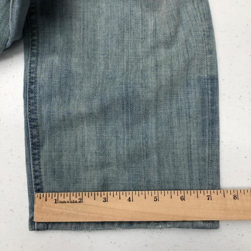 True Religion Jeans Damen 27 Hellblau Relaxed Straight Distressed Everyday - Bild 10 von 16