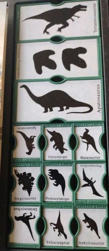 Dinosaur Discovery Rare Rubber Stamps Colored Fact Book Panorama Kit Vtg 1993 - Picture 5 of 6