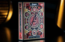 Red Avengers Playing Cards by theory11