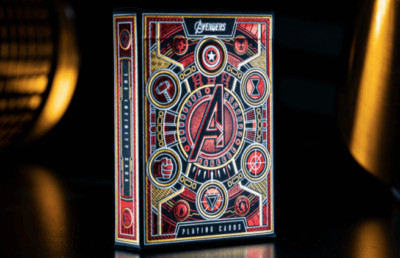 Rote Avengers Spielkarten von theory11