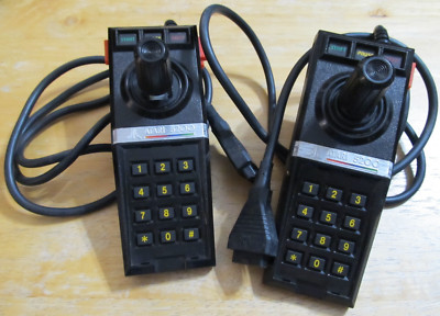 ''LOT OF 2'' ATARI 5200 JOYSTICK CONTROLLERS (FOR PARTS OR REPAIR - UNTESTED)
