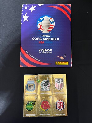LATAM Version 2024 Panini Copa America USA Complete Set 430 Stickers ...