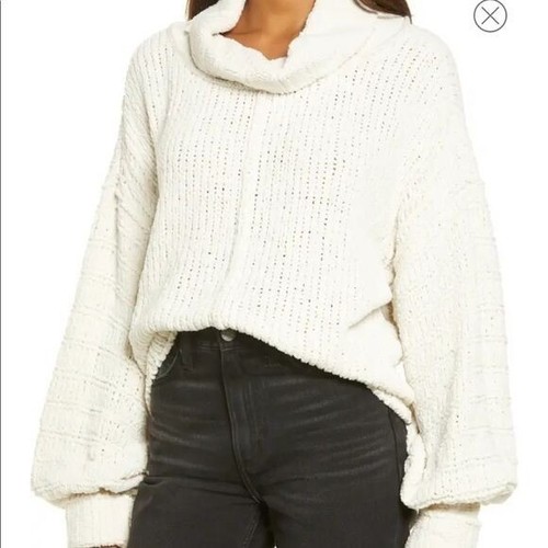 free people be yours cowl neck sweater