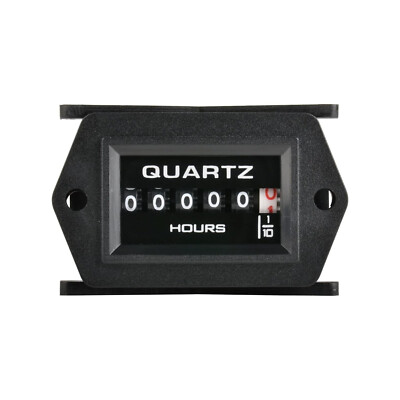 Yooreal Mechanical Hour Meter Gauge,AC/DC 8-80V for Boat Generator Lawn Mower