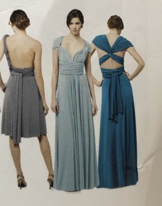 twist wrap bridesmaid dress