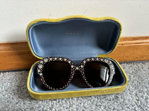 Sonnenbrille Damen mit Perle GUCCI