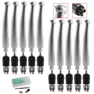 1-10 Yabang Dent High Speed Handpiece Push + 4H Quick Coupler Fit NSK QD-J