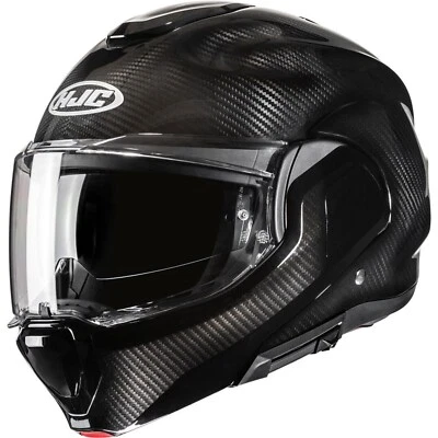 HJC Motorrad Helm F100 Carbon - Klapphelm System mit Sonnenblende - Bild 1 von 4