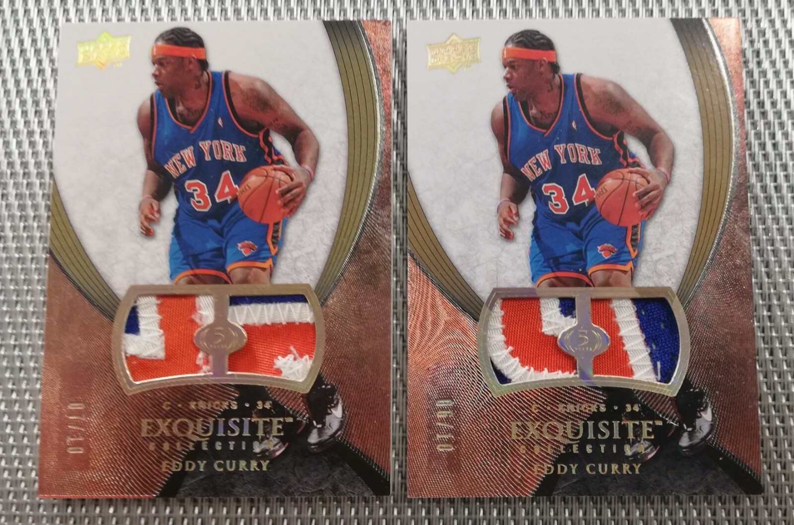 2007-08 Upper Deck Exquisite Collection - Patches #45 Eddy Curry 