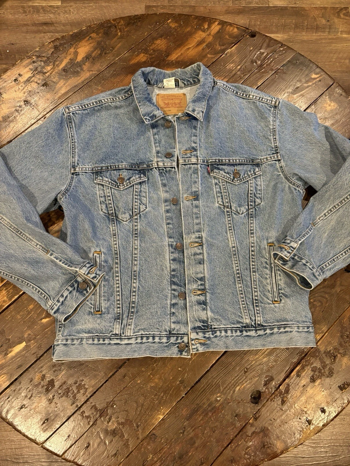 Vintage Levi's Strauss & Co Denim Trucker Jacket - Size XL