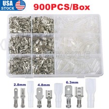 900PCS Assortment Spade Electrical Wire Connectors Male Female Crimp Terminals
