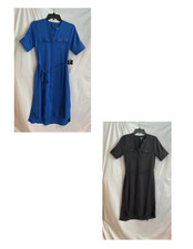 Simply Vera Vera Wang Womens XS Collared Straight Shirt Dress NWT  Office Party