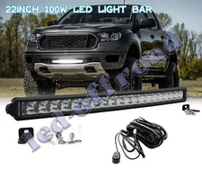 22''Inch Curved LED Light Bar Combo Offroad Driving Car SUV UTE 4X4 Truck Bumper