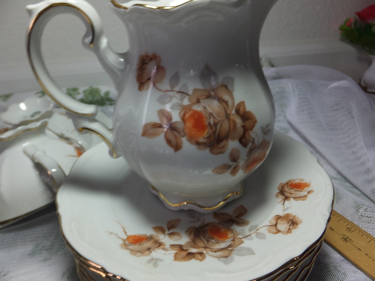 Mitterteich Bavaria Norway Rose Germany dinner china dishes set